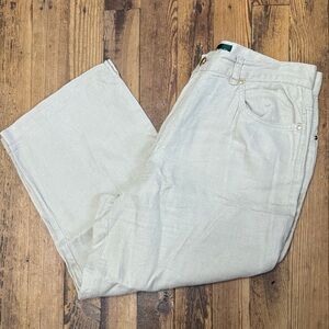 Lauren Jeans Co. Ralph Lauren 100% Linen Capris